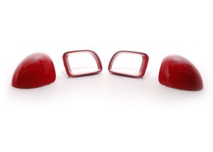 MINI NEW OEM R60 R61 JCW DESIGN PACKAGE MIRROR COVERS AND INTAKE DUCTS CHILI RED 51192185769