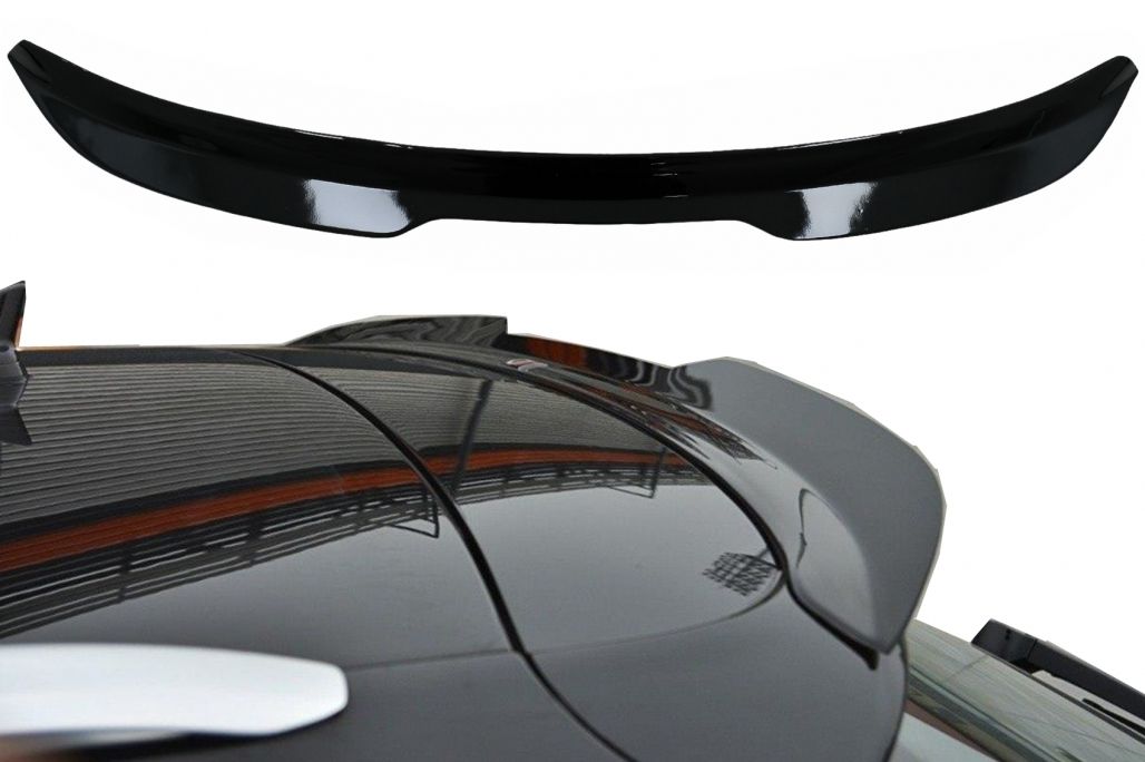 Add-on Roof Spoiler suitable for Audi A6 C7 4G Avant (2011-2015) Piano Black