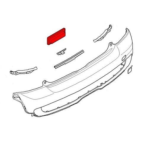 MINI NEW GENUINE R50 R52 R53 R56 R57 R58 REAR BUMPER VENTILATION BOX 64229242798 - Image 4