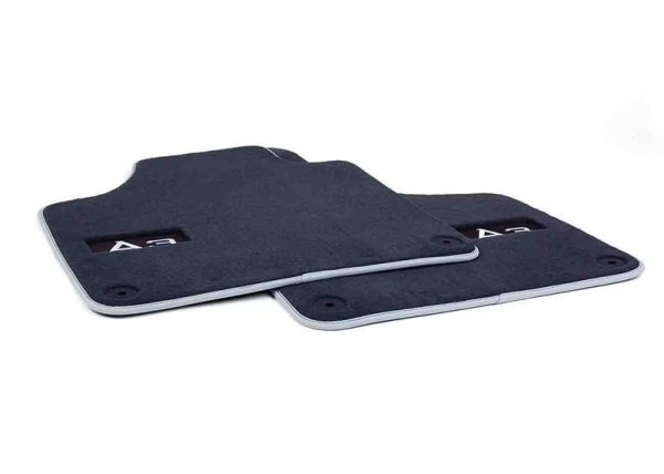 NEW GENUINE AUDI A3 2009-2013 FRONT & REAR PREMIUM BLACK TEXTILE FLOOR MATS LHD 8P1061270PMNO - Image 8