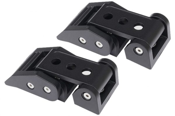 Hood Catches Lock Kit suitable for Jeep Wrangler JK JL (2007-2018) Satin Black Finish - Image 3