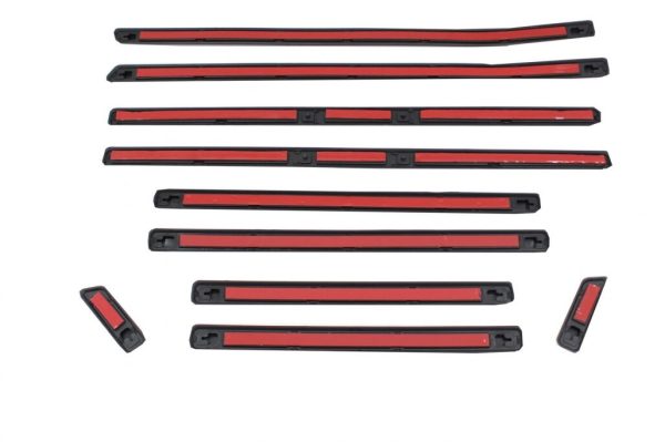 Add On Door Moldings Trim suitable for Mercedes G-class W463 (1989-2017) Facelift Design - Image 6