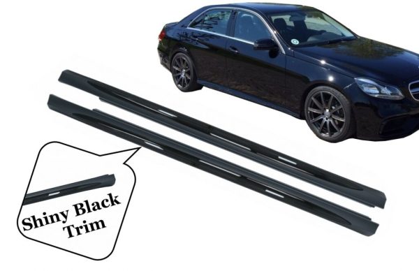 Side Skirts suitable for Mercedes E-Class W212 S212 (2009-2016) Facelift E63 Design - Image 8