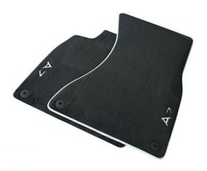 NEW GENUINE AUDI A7 11-18 FRONT PREMIUM BLACK TEXTILE FLOOR MATS LHD 4G8061275MNO