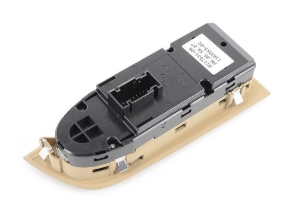 BMW NEW GENUINE 3 SERIES FRONT WINDOW LIFTER ASSEMBLY SWITCH LHD BEIGE 61319217331 - Image 2