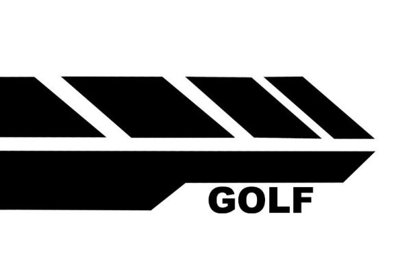 Side Decals Sticker Vinyl Black suitable for VW Golf 5 6 7 V VI VII (2003-up) - Image 3