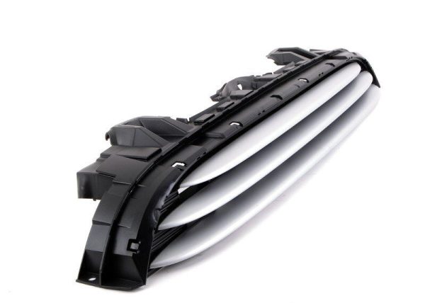 NEW GENUINE MINI F55 F56 F57 FRONT BUMPER CENTER GRILLE CHROME LINE 51137335527 - Image 5