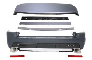 Rear Bumper with Roof Spoiler and Rear Trunk Tailgate Chrome L320 Autobiography Design for Rover Sport (2005-2009)