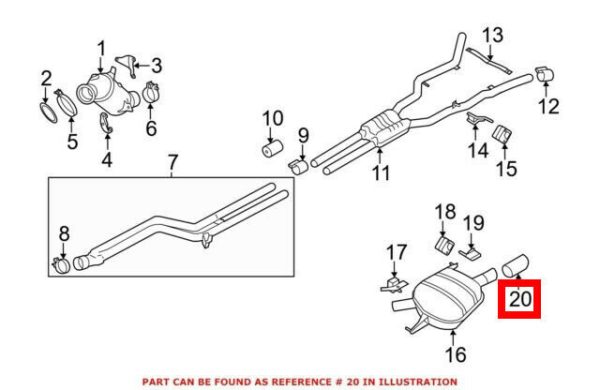 BMW NEW GENUINE 6 SER F12 F13 F06 LCI M SPORTS EXHAUST TIP CHROME FINISH 1PC 18308626907 - Image 2