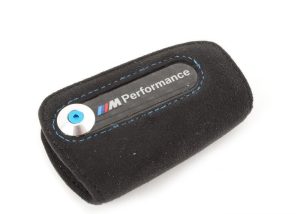 NEW GENUINE BMW 1 2 3 4 5 6 X3 X4 M PERFORMANCE KEY CASE ALCANTARA CARBON FIBER 82292355518