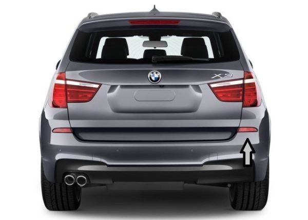 BMW NEW GENUINE X3 SERIES 09 - 17 F25 M SPORT REAR BUMPER RIGHT O/S REFLECTOR 63147217316 - Image 2