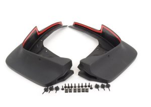 BMW GENUINE NEW E71 08-14 X6 SERIES MUD FLAPS SET PAIR REAR 82160430749