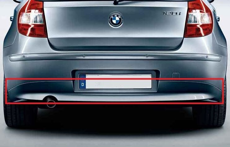 BMW NEW GENUINE 1 SERIE E87 5 DOOR HATCHBACK 04-07 REAR BUMPER LOWER LIP 51127058508 - Image 2
