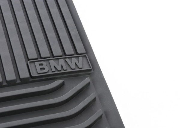 BMW NEW GENUINE 5 SERIES F07 FRONT ALL WEATHER BLACK RUBBER FLOOR MATS LHD 51472152348 - Image 4
