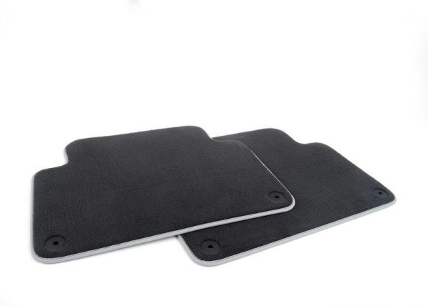 NEW GENUINE AUDI Q7 2010-2015 FRONT & REAR PREMIUM BLACK TEXTILE FLOOR MATS LHD 4L1061270PBMNO - Image 7