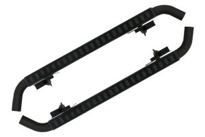 Runing Boards Side Steps Suitable for Land Rover Defender 110 (1990-2016) Black Edition