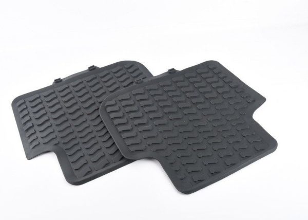 NEW GENUINE AUDI Q3 RSQ3 2019- REAR BLACK RUBBER ALL WEATHER FLOOR MATS 83A061511041 - Image 3