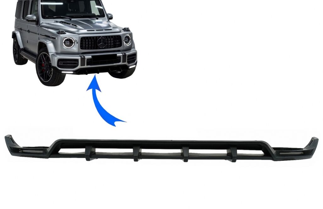 Front Bumper Lip Spoiler LED DRL Extension suitable for Mercedes G-Class Facelift W463 / W464 (2018-) - Image 13