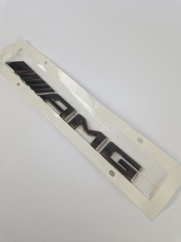 Genuine AMG Night Package Black Rear trunk lid badge sticker OE logo For Mercedes - Image 9