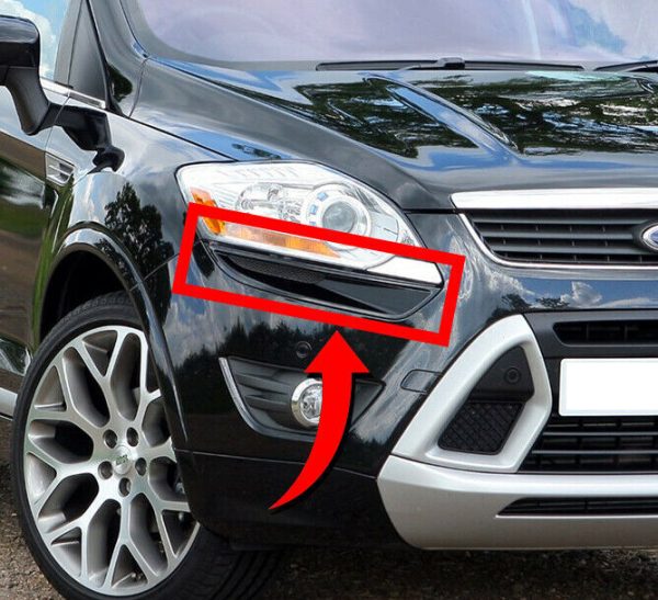 NEW GENUINE FORD KUGA MK I 08-12 FRONT BUMPER COVER BLACK RIGHT O/S 1544525 - Image 2