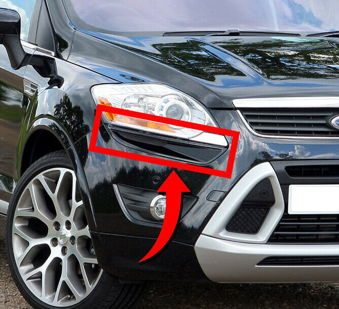 NEW GENUINE FORD KUGA MK I 08-12 FRONT BUMPER COVER BLACK RIGHT O/S 1544525 - Image 2