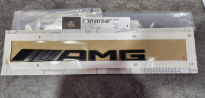 Genuine AMG Night Package Black Gloss Rear trunk lid badge sticker OE logo For Mercedes W247
