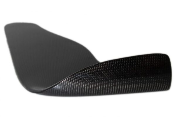 Universal Front Bumper Lip Spoiler Add On Extension Splitters Real Carbon - Image 12