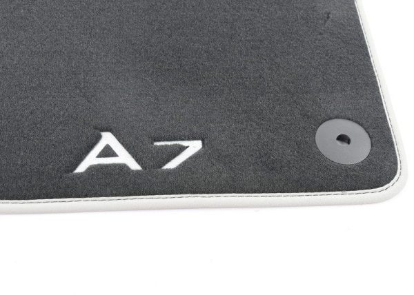 NEW GENUINE AUDI A7 11-18 FRONT & REAR PREMIUM BLACK TEXTILE FLOOR MATS LHD 4G8061270MNO - Image 6