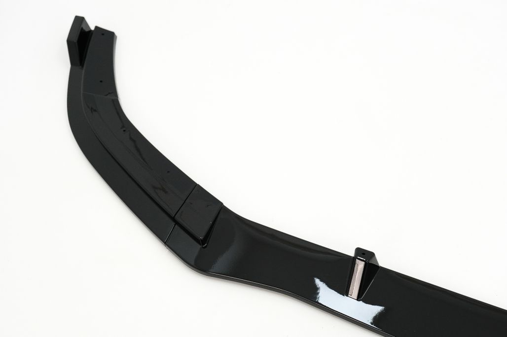 Front Bumper Spoiler Lip Extension suitable for Mercedes E-Class W212 S212 Facelift Sport Line (2013-2016) Piano Black - Image 8