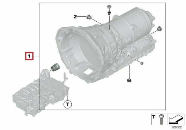 NEW GENUINE BMW SERIES 1 2 3 4 5 6 7 8 GEARBOX AUTOMATIC AUTO SMALL REPAIR KIT 24147588896 - Image 2