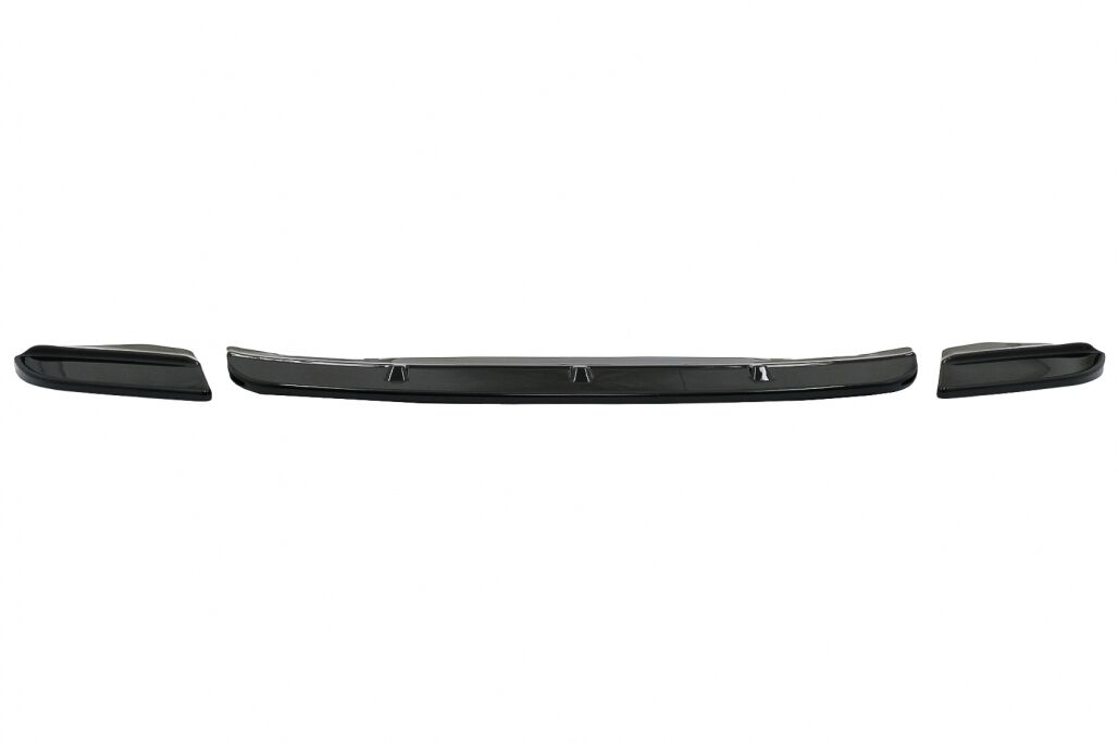 Front Bumper Spoiler Lip suitable for BMW X4 G02 (2018-Up) Piano Black - Image 2