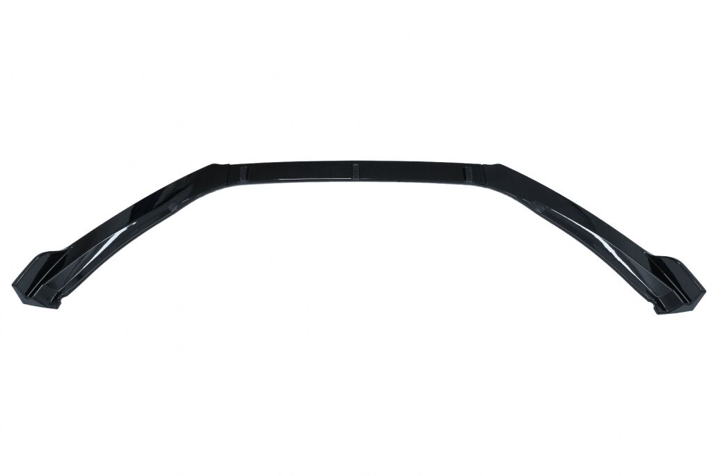 Front Bumper Add-On Spoiler Lip Extension suitable for Skoda Octavia III 5E Sedan Estate (2013-2016) Piano Black - Image 6