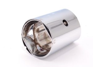 MINI NEW GENUINE COOPER R52 R53 S EXHAUST JCW TAIL PIPE CHROME 1 PIECE 18107556986