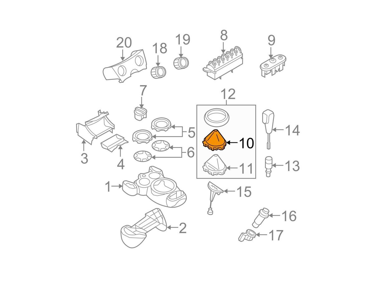 NEW GENUINE MINI R50 R52 R53 MANUAL SHIFTER BOOT LEATHER BLACK LHD RHD 51167052157 - Image 2
