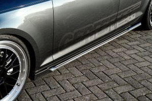 Performance Side skirts addons / Blades / diffusers / sill covers with Wing For  Audi A4 B9 15-20