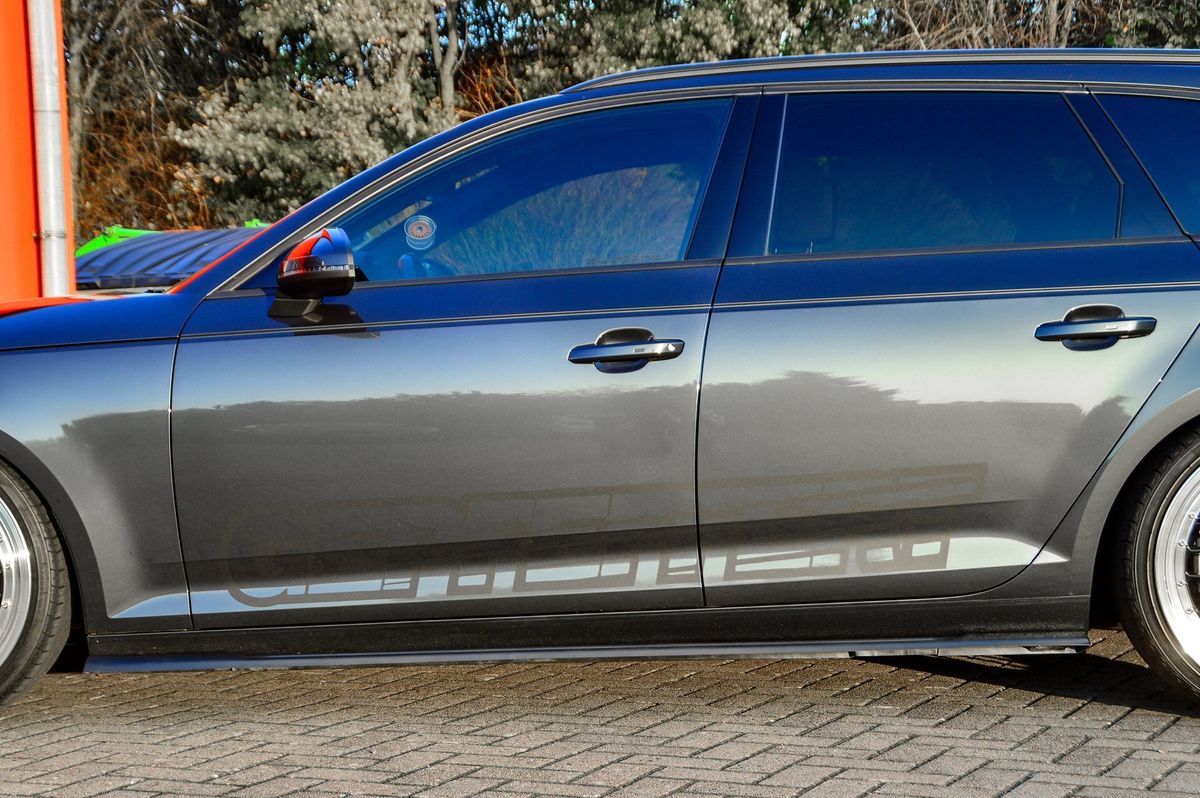 Performance Side skirts addons / Blades / diffusers / sill covers For Audi A4 B9 15-20 - Image 3