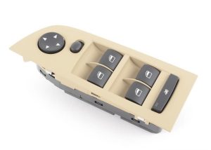 BMW NEW GENUINE 3 SERIES FRONT WINDOW LIFTER ASSEMBLY SWITCH LHD BEIGE 61319217331