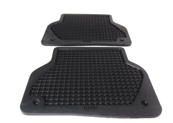 FOR NEW GENUINE BMW 5 SERIES E39 REAR ALL WEATHER RUBBER FLOOR MATS - Image 7