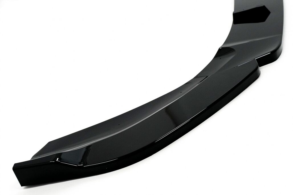 Front Bumper Spoiler Lip suitable for Mercedes A-Class W177 V177 Sport-Line / A35 (2018-Up) Piano Black - Image 9