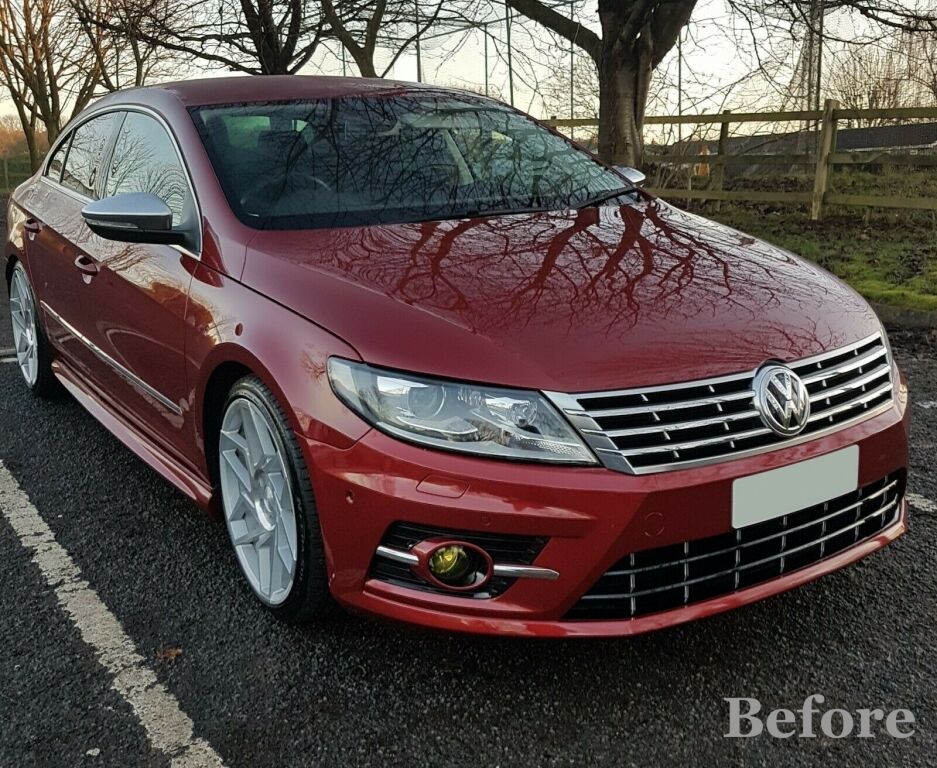 Front Bumper Lip Extension Spoiler suitable for VW Passat CC Facelift (2012-2016) R-Line Design - Image 12