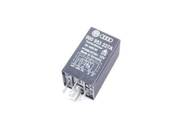 NEW GENUINE VW BORA GOLF PASSAT TURN SIGNAL COMFORT BLINKER MODULE RETROFIT 000998229A - Image 3