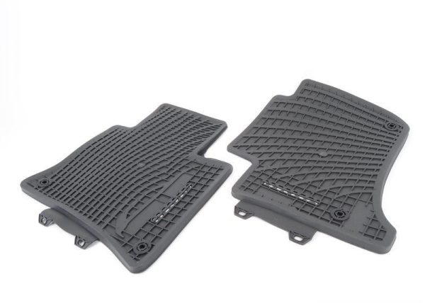 NEW GENUINE PORSCHE CAYENNE 11-14 FRONT AND REAR BLACK RUBBER FLOOR MATS LHD 958044801551E0 - Image 7