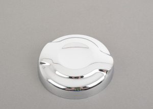 NEW GENUINE MINI F55 F56 F57 JCW S FUEL GAS GAL FUEL FILTER COVER CHROME 51177333620
