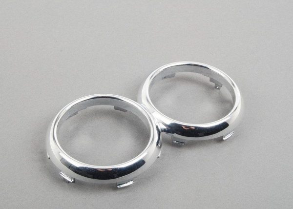 NEW GENUINE MINI R50 R52 R53 CENTER CONSOLE CHROME DRINK RING HOLDER 51167127915 - Image 4