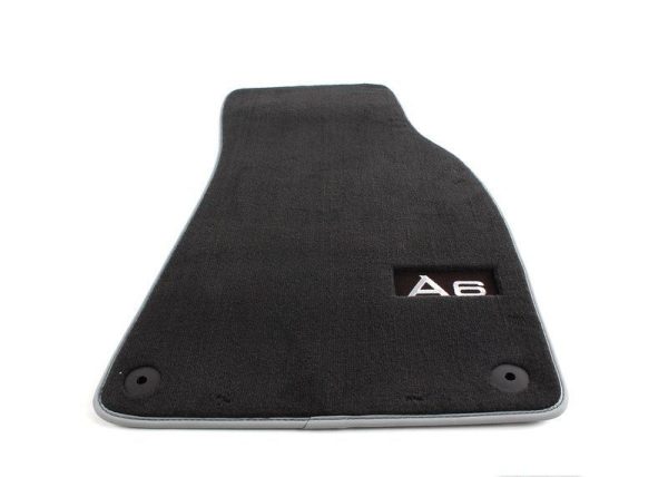 NEW GENUINE AUDI A6 09-11 FRONT PREMIUM BLACK TEXTILE FLOOR MATS LHD 4F1061275PMNO - Image 7