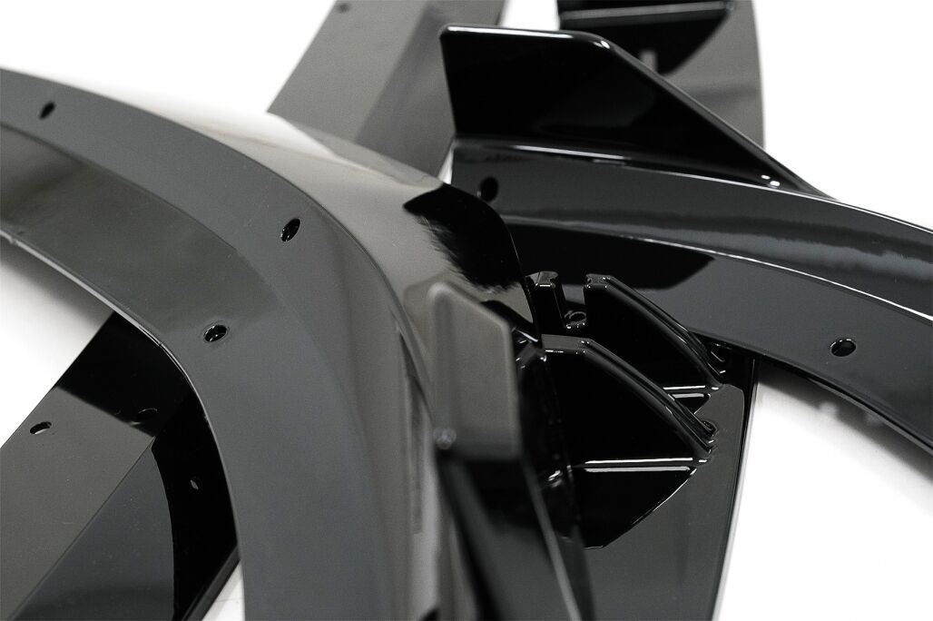 Front Bumper Add-On Spoiler Lip suitable for Audi A3 8V Facelift S-Line (2017-up) Piano Black - Image 12