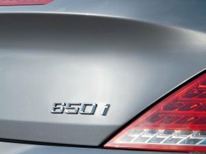 BMW NEW GENUINE E63 E64 6 07-10 SERIES 650i LABEL STICKER BADGE EMBLEM 51147196551