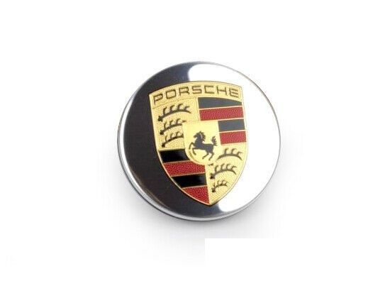 NEW GENUINE PORSCHE CARRERA TURBO 911 WHEEL CENTER CAP LOGO 1PC 99136120710