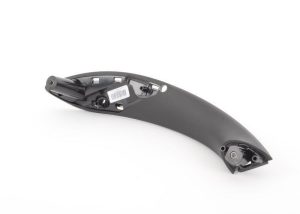 BMW GENUINE 3 F30 F34 4 F32 FRONT N/S LEFT DOOR TRIM PULL HANDLE BLACK 51417279311