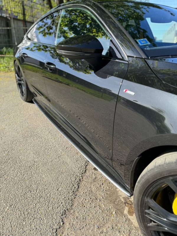 Underskirt set for Audi A7 4K C8 S Line or RS7 Side skirts addons ABS - Image 4